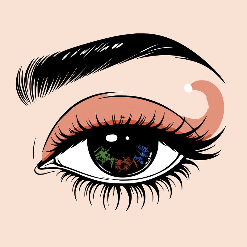 eye closed realistic