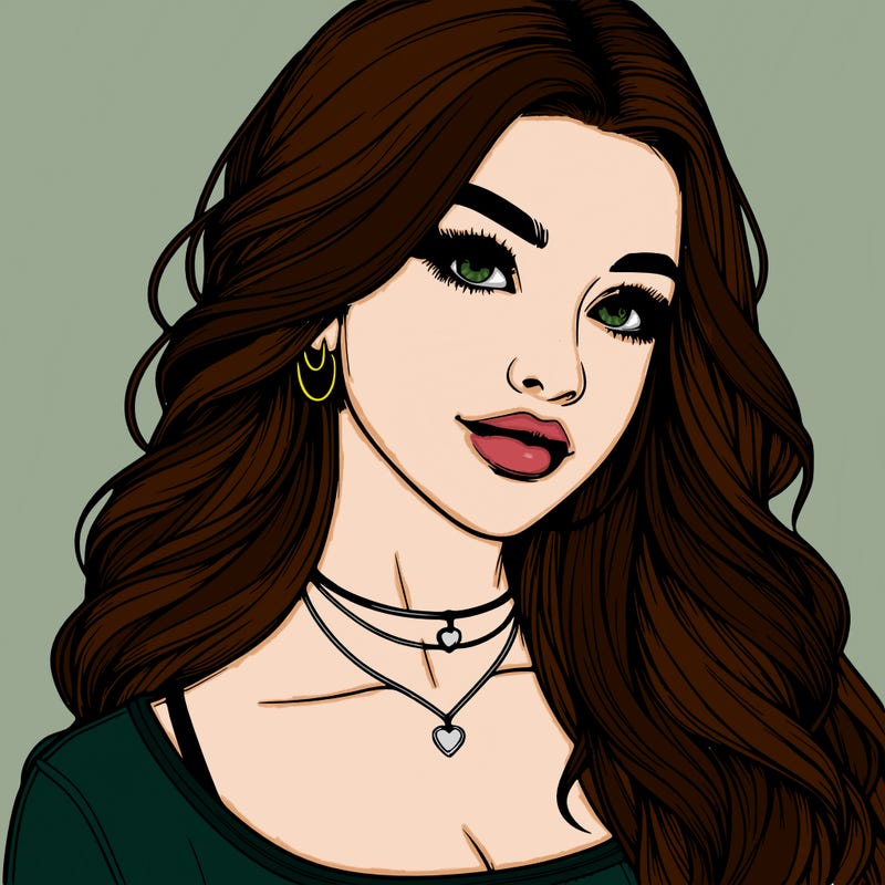 detailed realistic girl