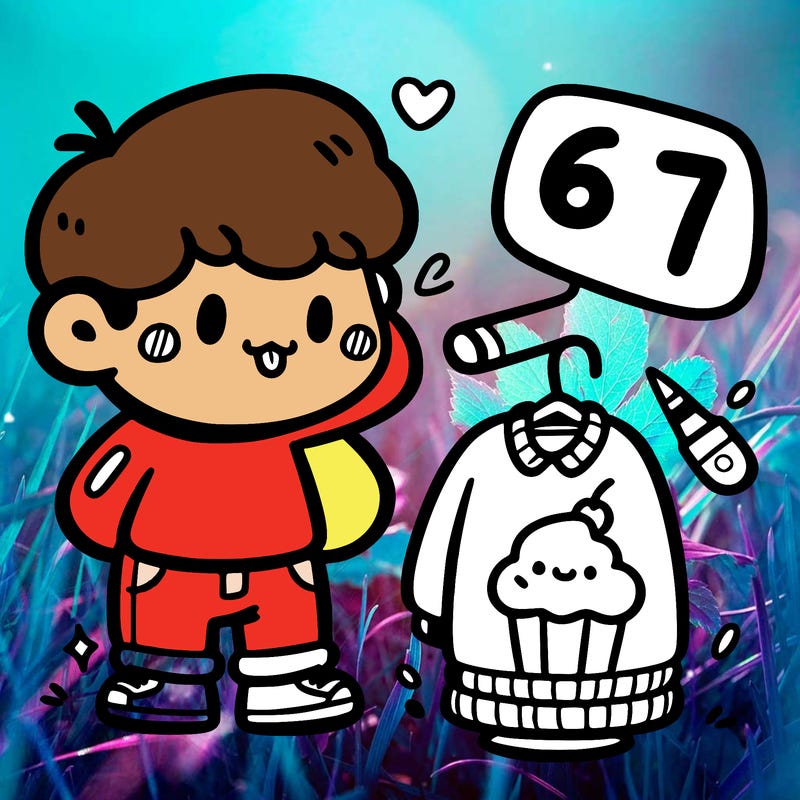 it says 67