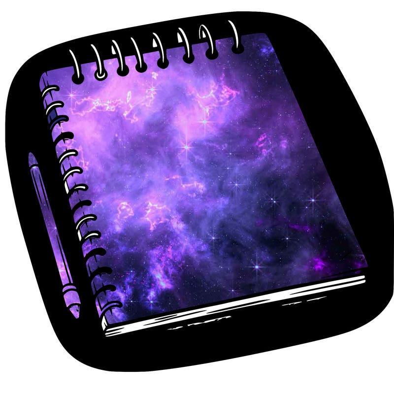 a blank sketch pad