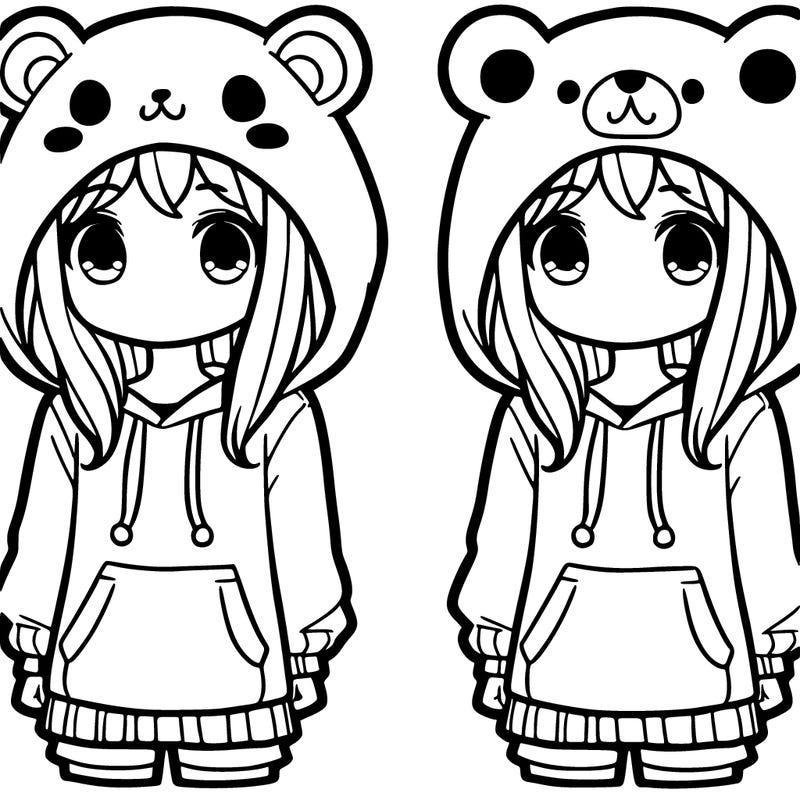 girl dressed in animal hoodie