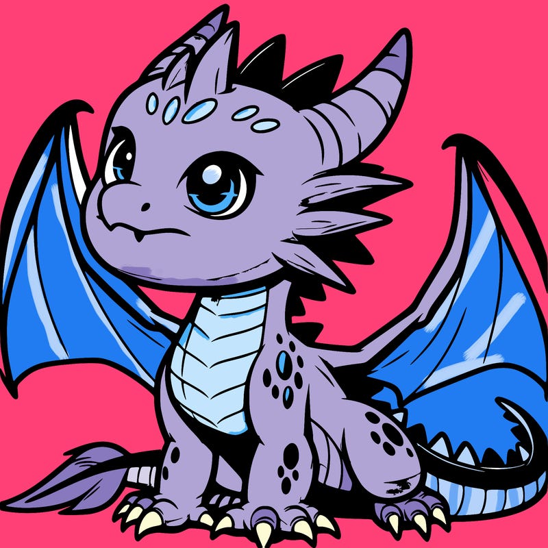 fierce baby night dragon