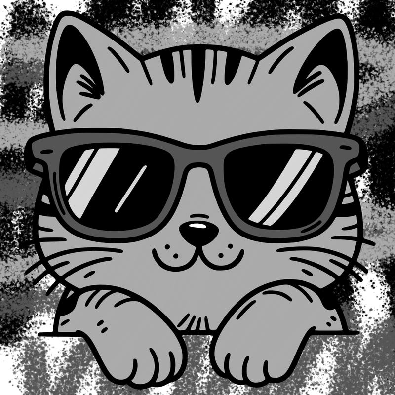 cat with sunglasses