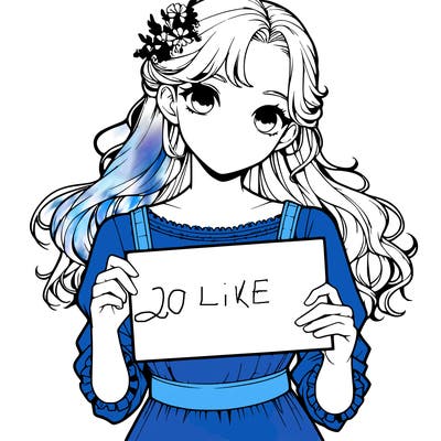 realistic pretty girl holding blank sign