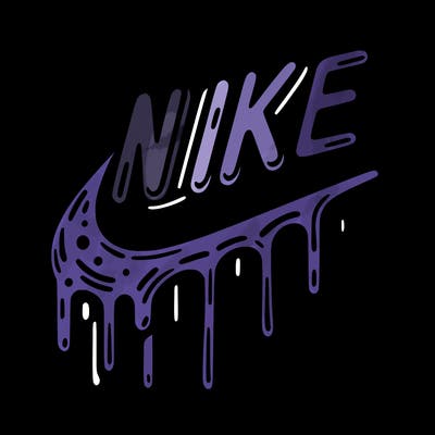 drippy nike logo
