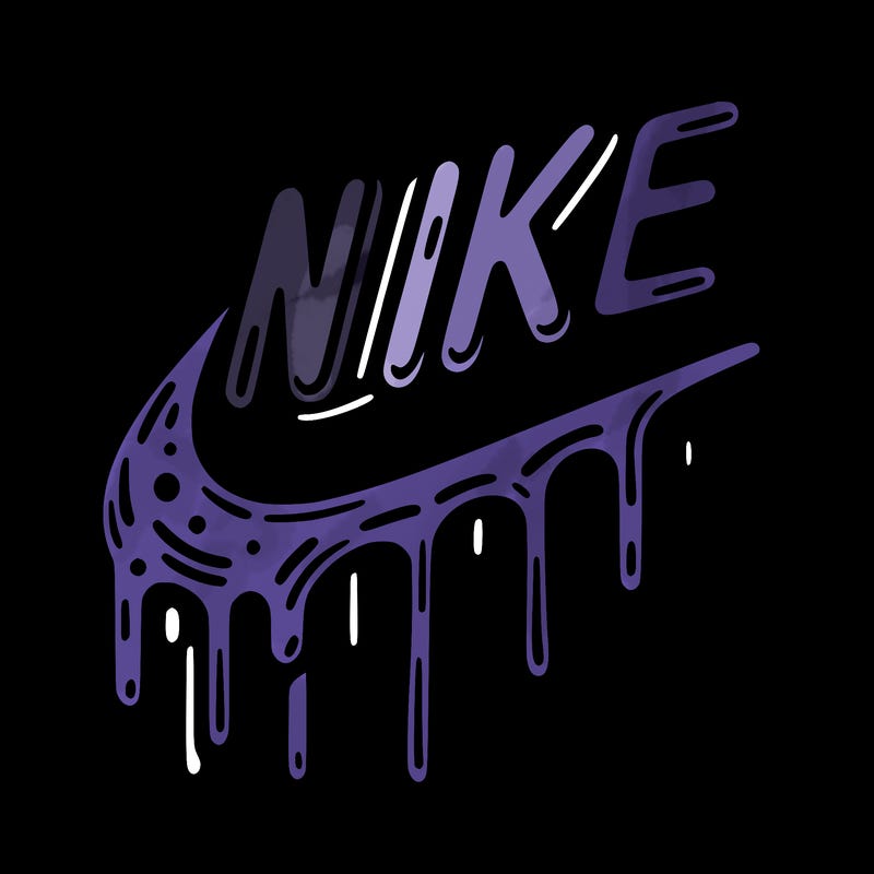 drippy nike logo