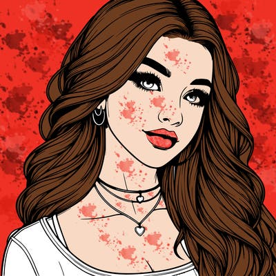 detailed realistic girl