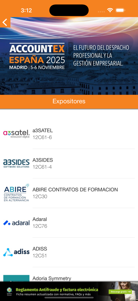 Accountex España & HR Expo - Utilities App | MWM
