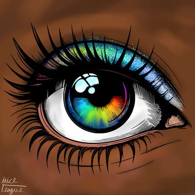realistic eye
