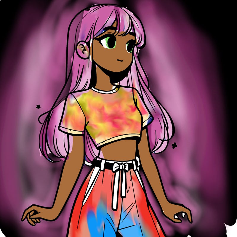 girl in a cute crop top