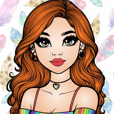 realistic pretty girl