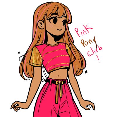 girl in a cute crop top