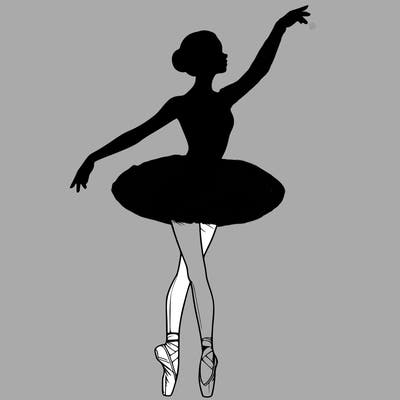 realistic ballerina