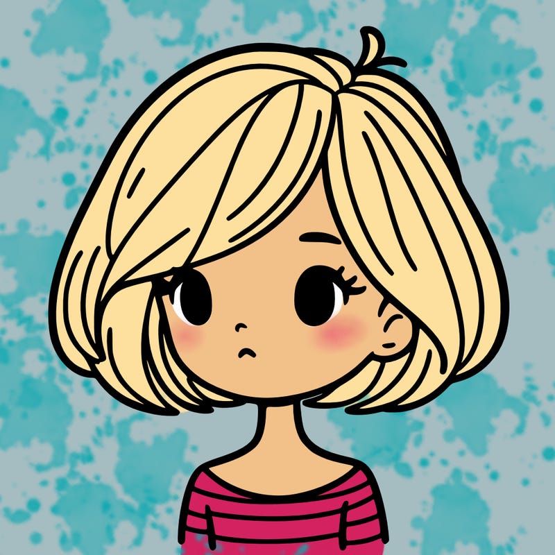 girl with short hair