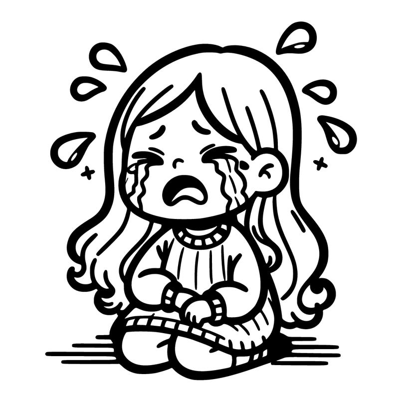 crying girl