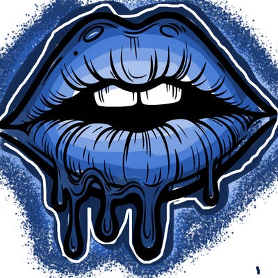 lips that look realistic and drip