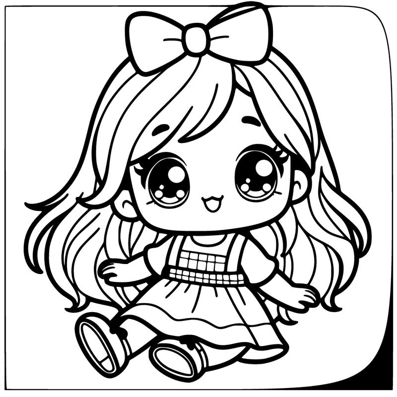 a cute little girl