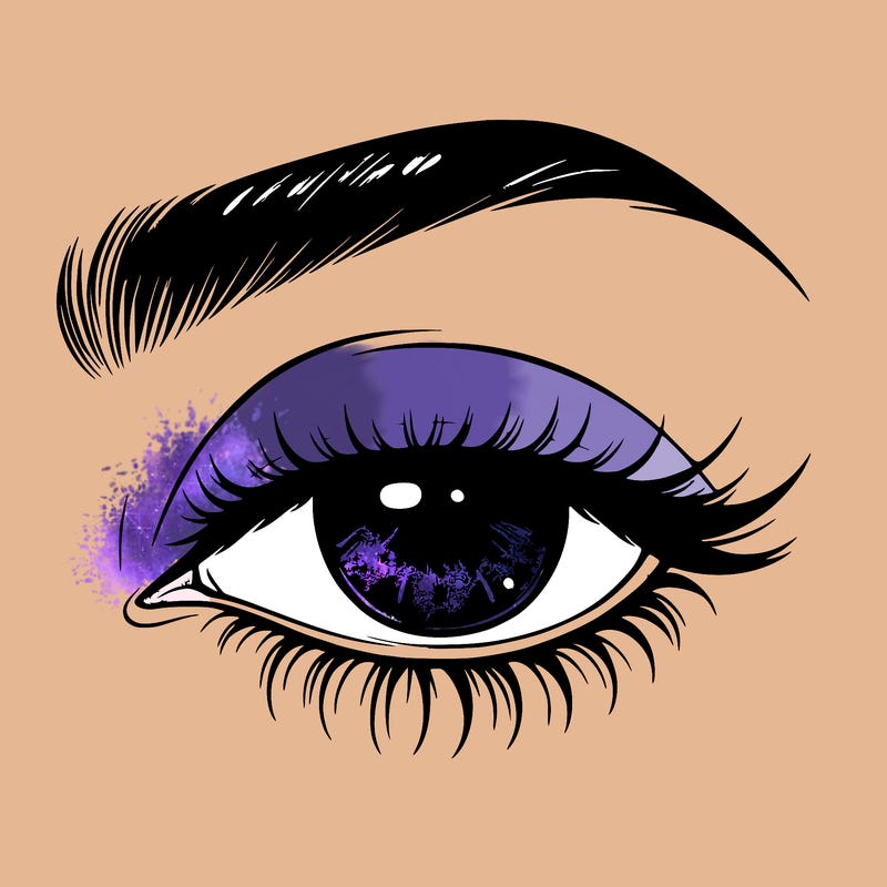 eye closed realistic