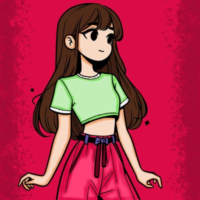 girl in a cute crop top