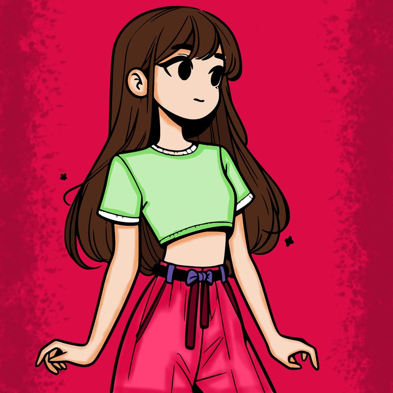 girl in a cute crop top