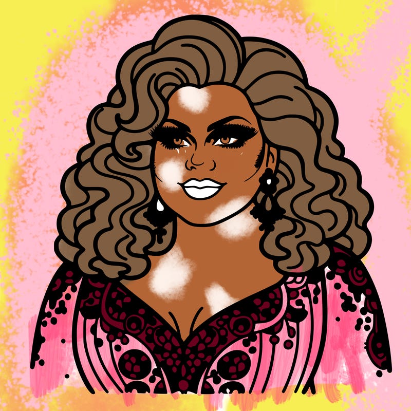 realistic plus size drag queen