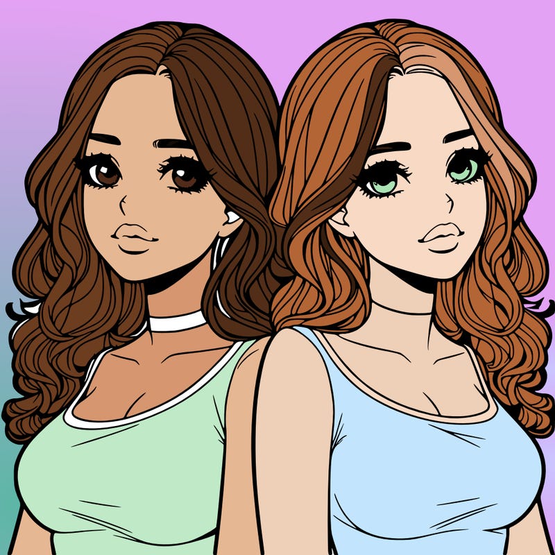 realistic twin sisters