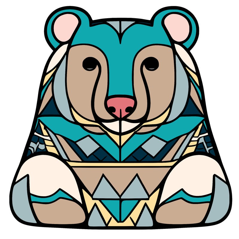 geometric bear
