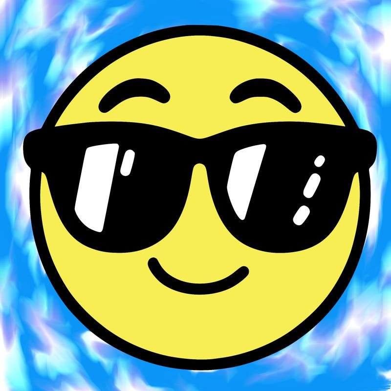 emoji with sunglasses