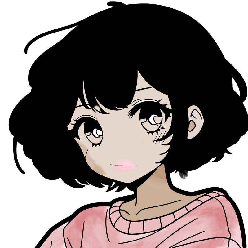 cool anime girl with short hair