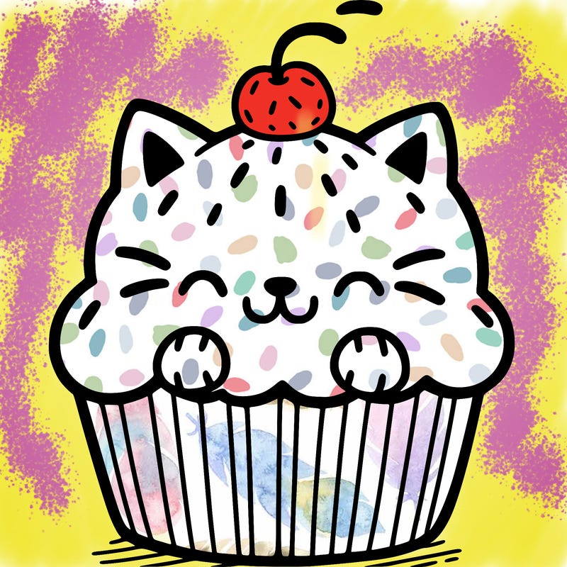 cat cupcake