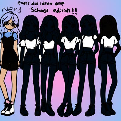 a group of girls wearing crop tops and shorts