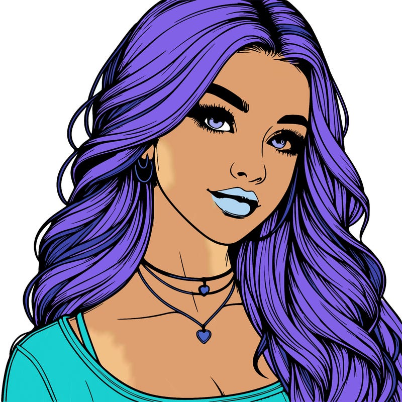 detailed realistic girl