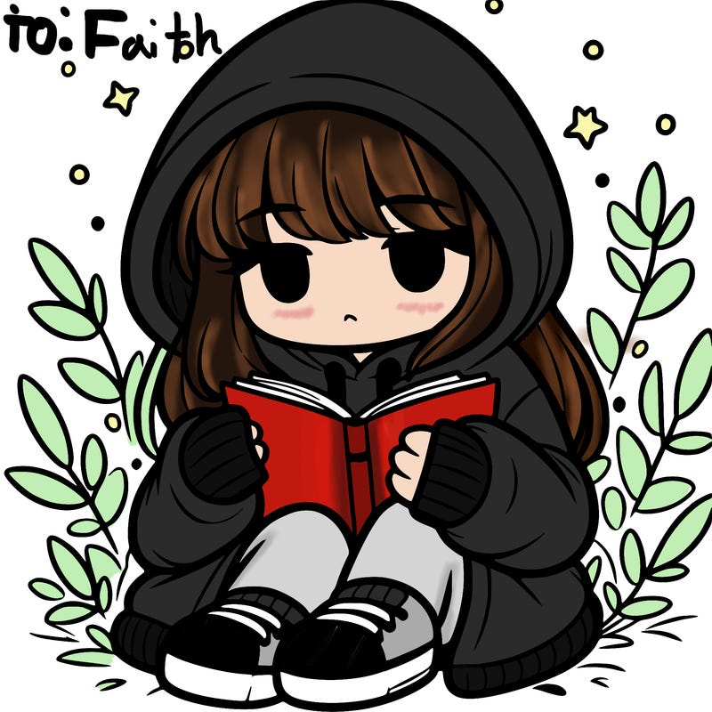 girl in oversized hoodie reading a book