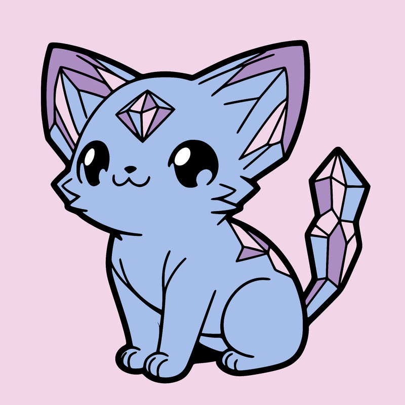 crystal kitten