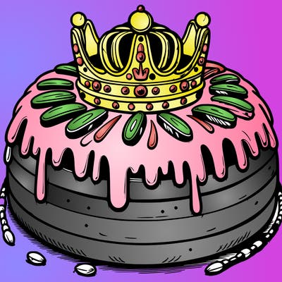 realistic king cake