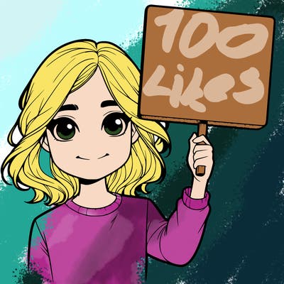 realistic girl holding up a sign