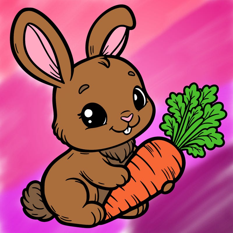 rabbit with carrot