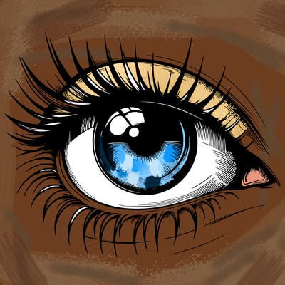 realistic eye