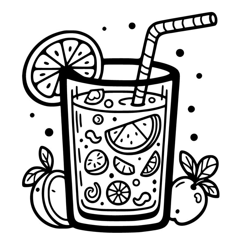 glass of fruit juice