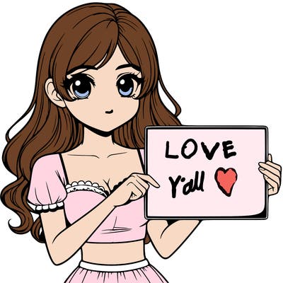 realistic pretty girl holding blank sign