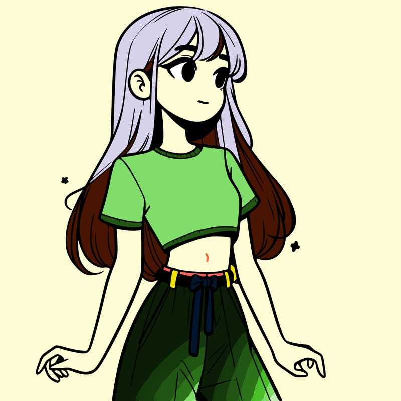 girl in a cute crop top