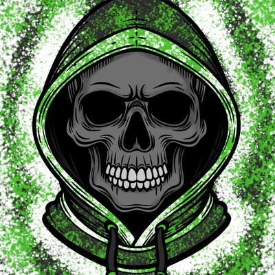 skull hoodie