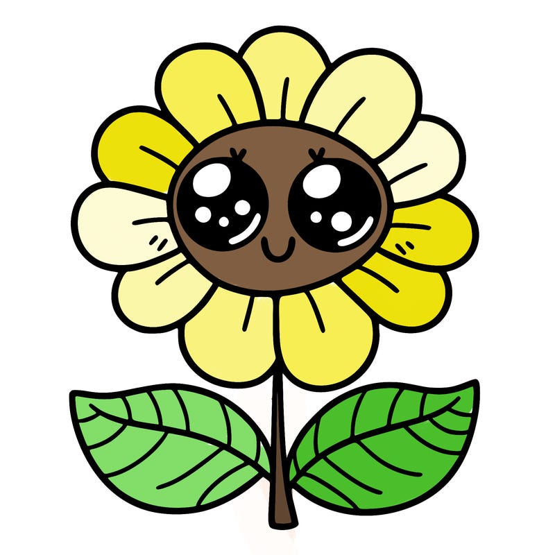 flower with eyes