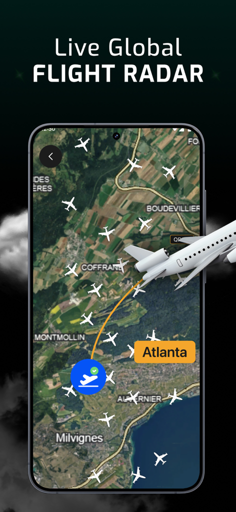 Flight Tracker | Planeradar 24 - Live-Flugradar-Karte zeigt die Echtzeit-Flugverfolgung von Flugzeugen
