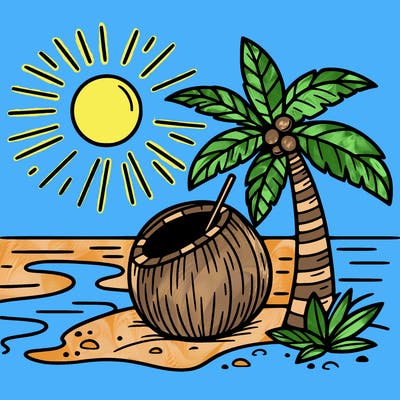 summer  coconut