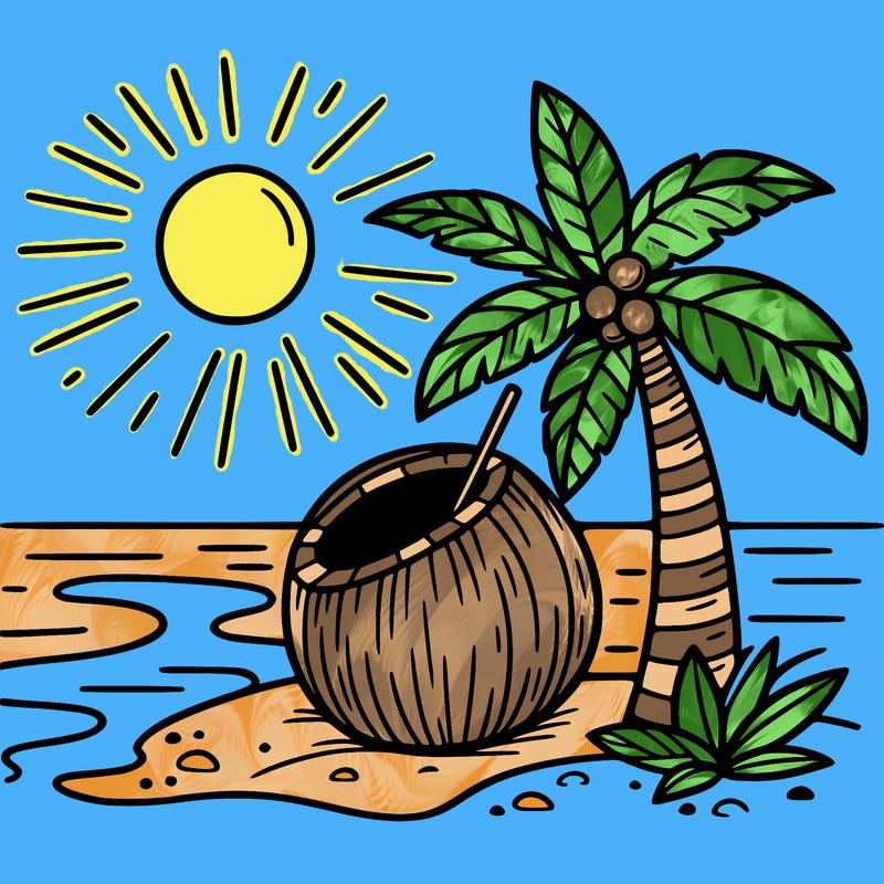 summer  coconut