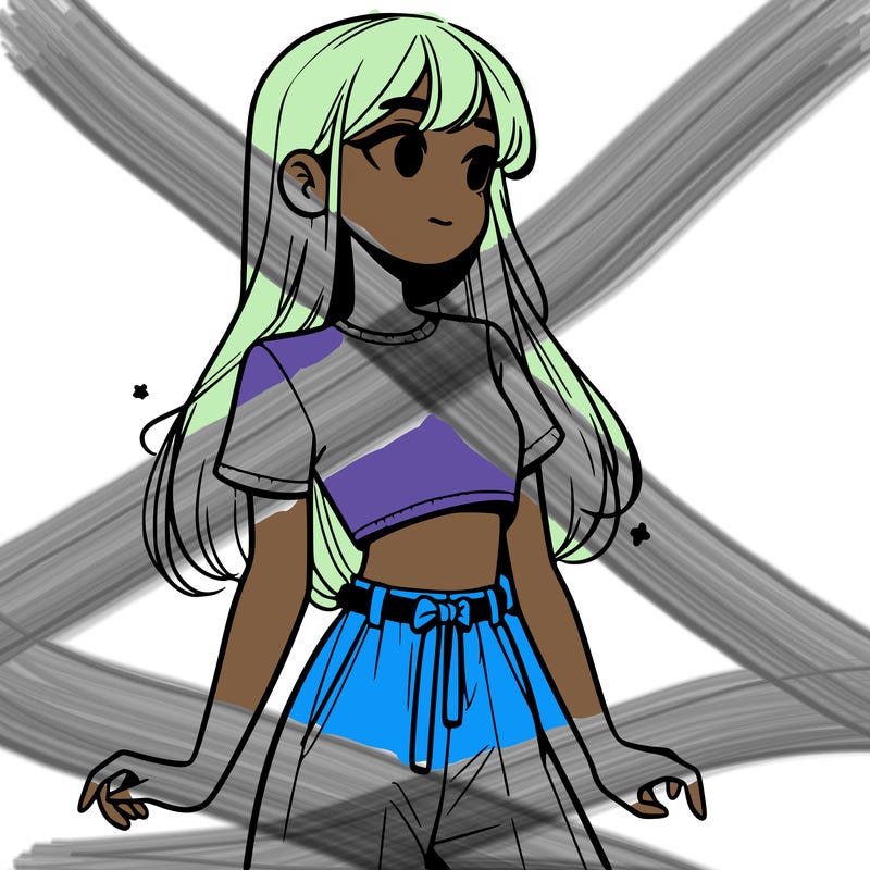 girl in a cute crop top