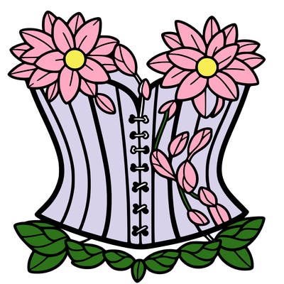 flower corset