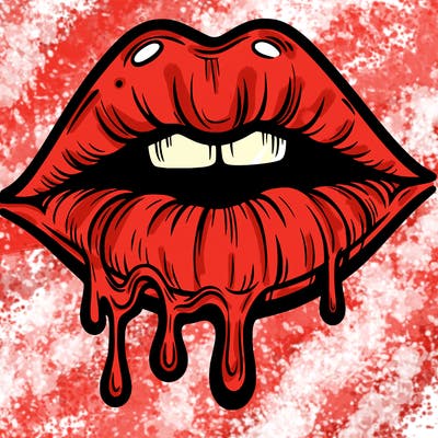 lips that look realistic and drip