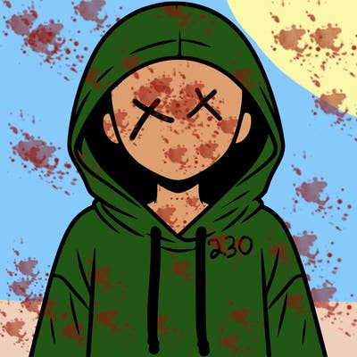 faceless girl in hoodie